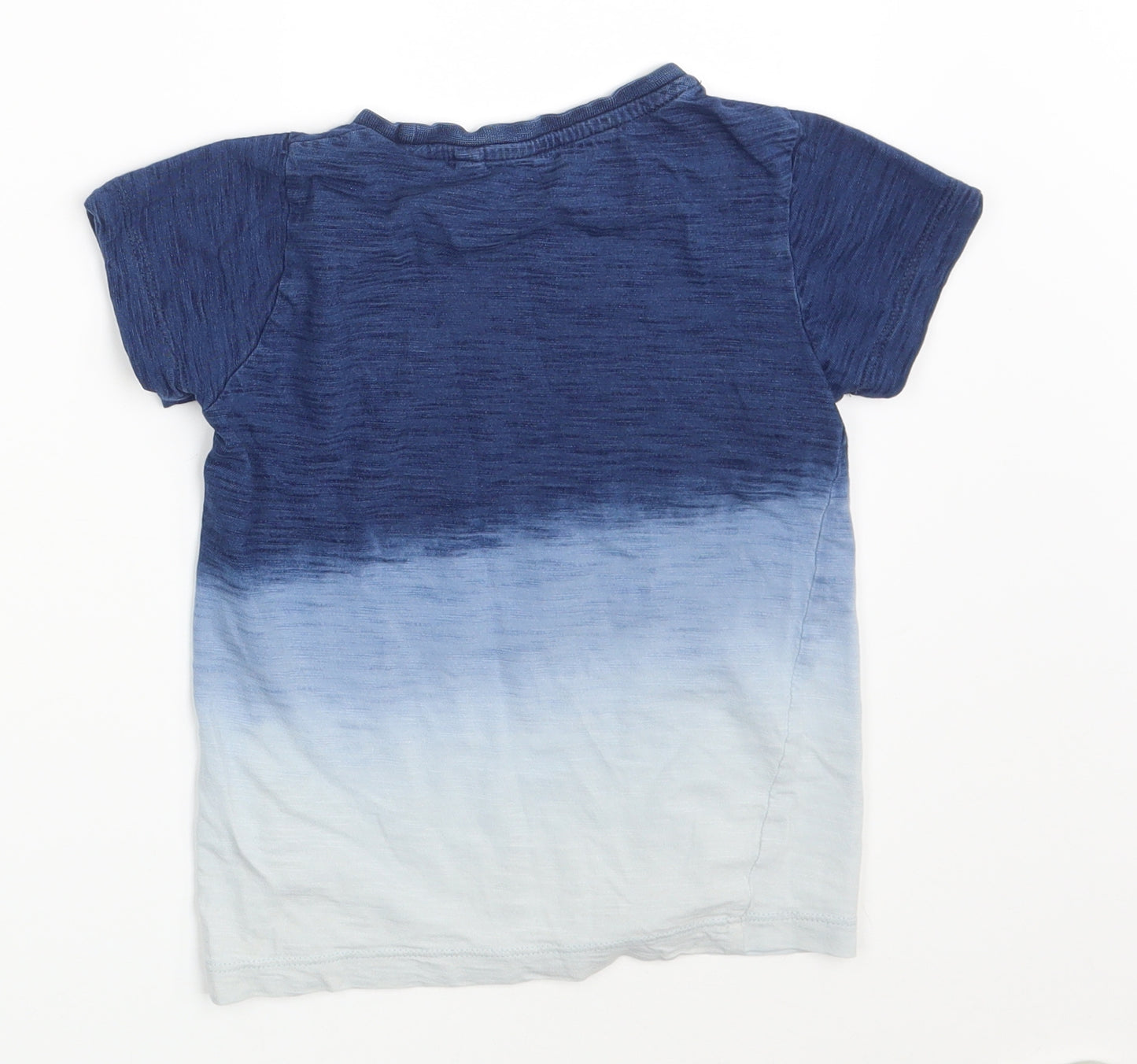 NEXT Boys Blue Colourblock  Basic T-Shirt Size 4 Years