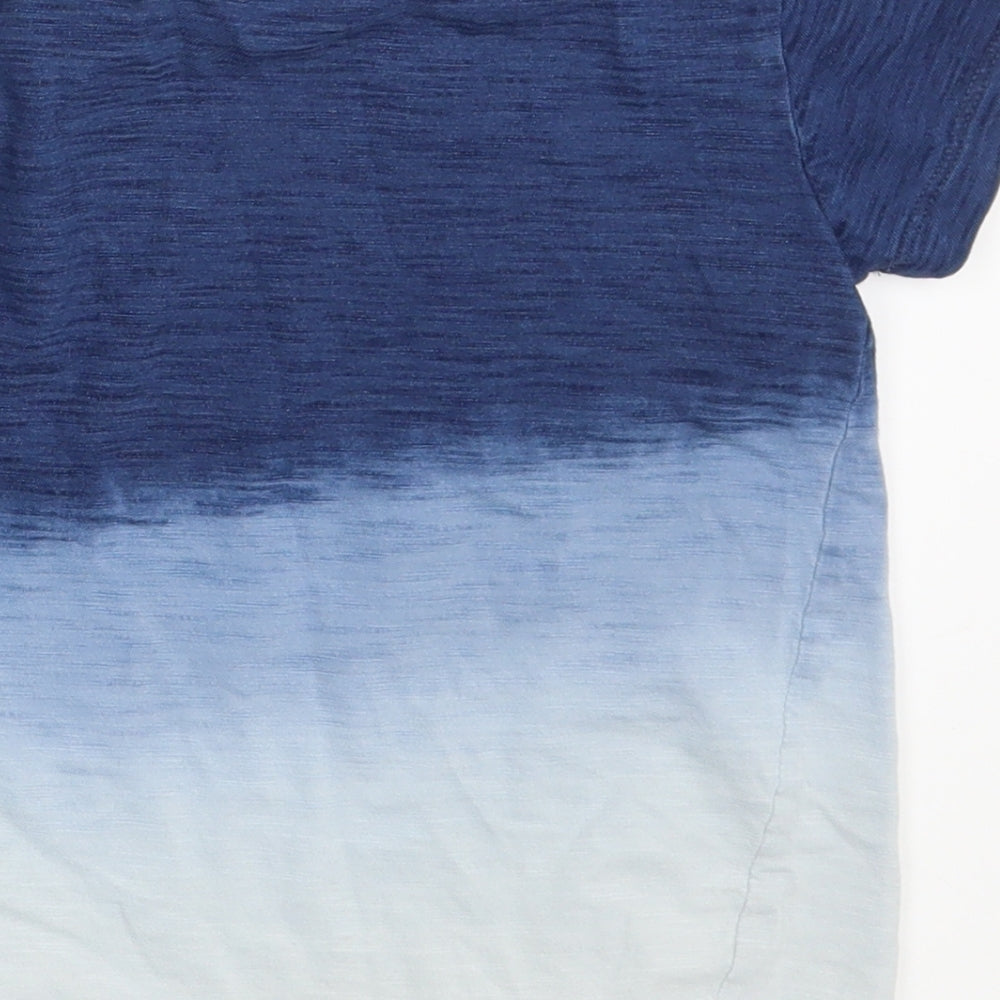 NEXT Boys Blue Colourblock  Basic T-Shirt Size 4 Years