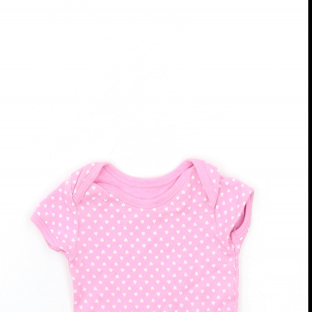 George Baby Pink   Babygrow One-Piece Size 0-3 Months