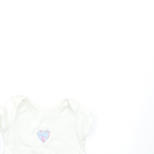 George Baby White   Babygrow One-Piece Size 0-3 Months