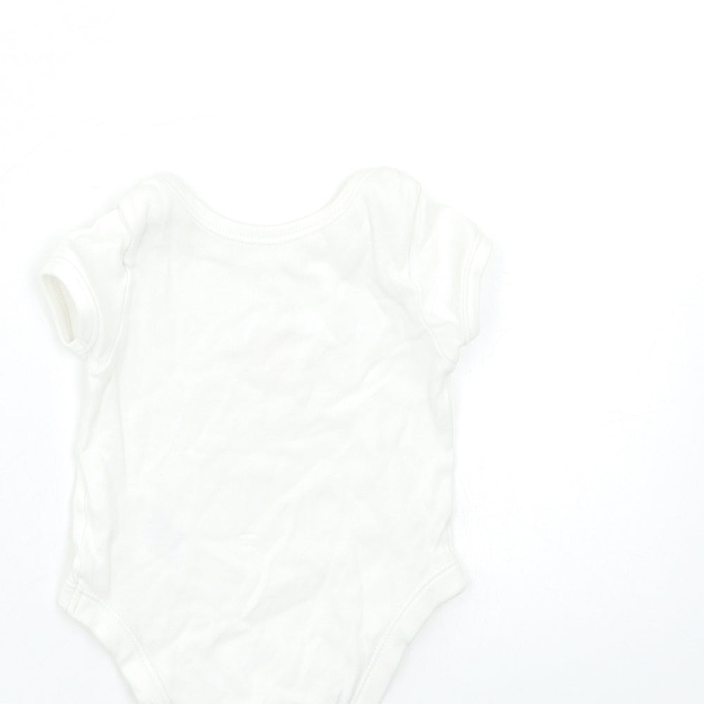 George Baby White   Babygrow One-Piece Size 0-3 Months