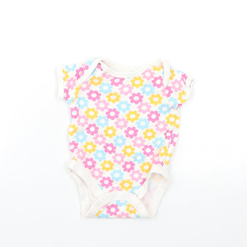 Mini Club Baby Pink Floral  Babygrow One-Piece Size 0-3 Months