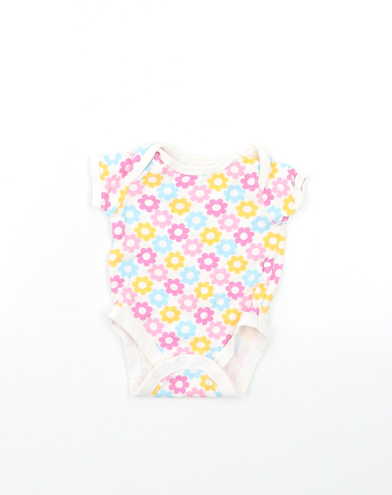 Mini Club Baby Pink Floral  Babygrow One-Piece Size 0-3 Months