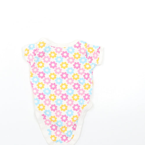 Mini Club Baby Pink Floral  Babygrow One-Piece Size 0-3 Months