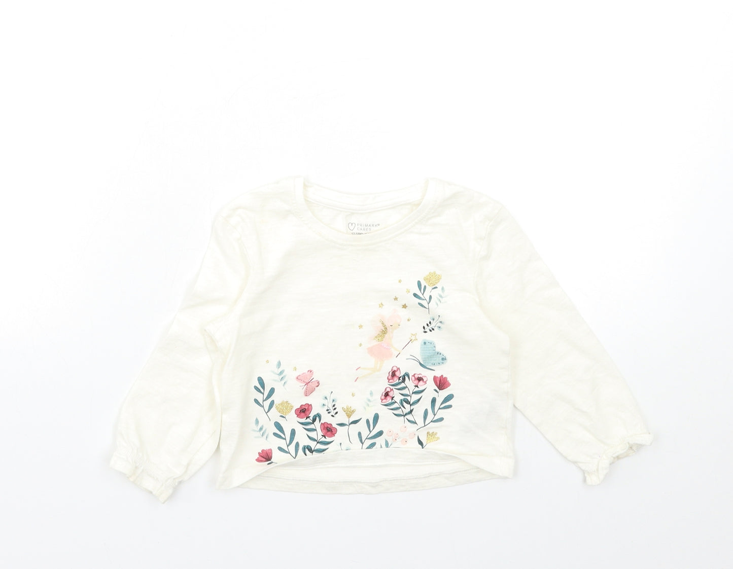 Primark Baby White   Basic T-Shirt Size 12-18 Months