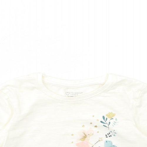 Primark Baby White   Basic T-Shirt Size 12-18 Months