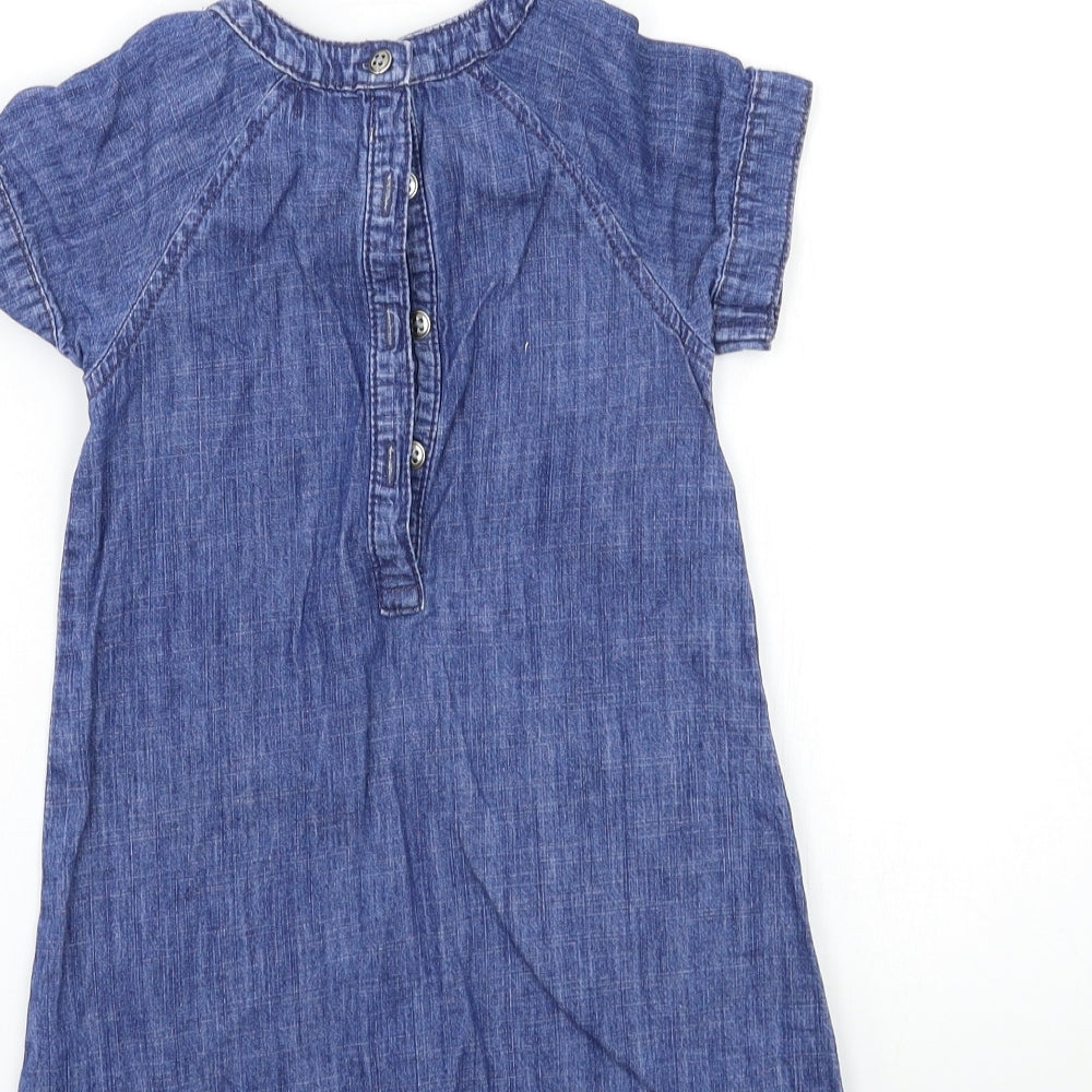 NEXT Girls Blue  Denim A-Line  Size 4-5 Years