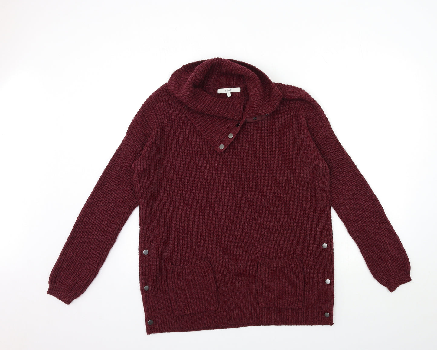 NEXT Womens Red  Knit Pullover Jumper Size M