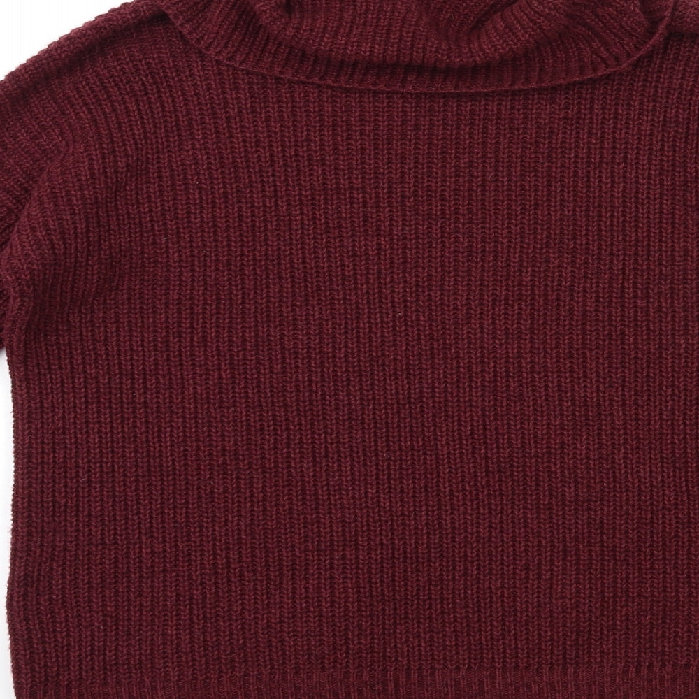NEXT Womens Red  Knit Pullover Jumper Size M