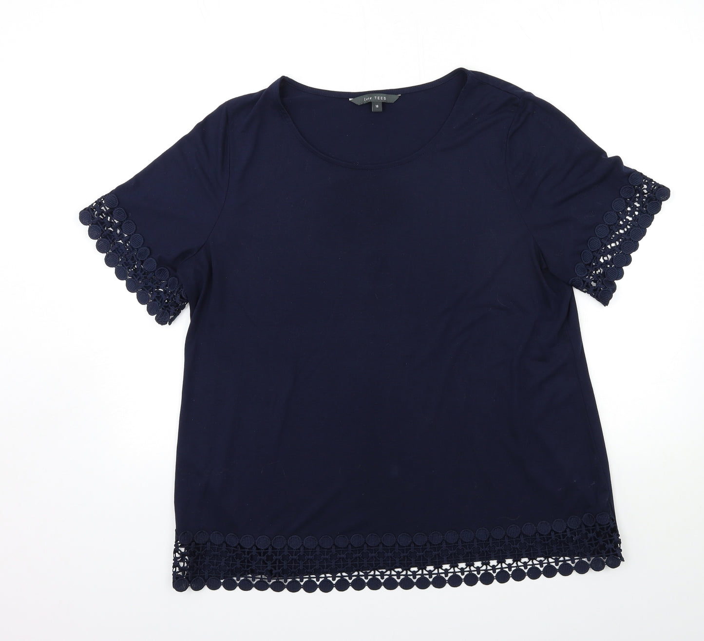 Bonmarché Womens Blue   Basic T-Shirt Size 18
