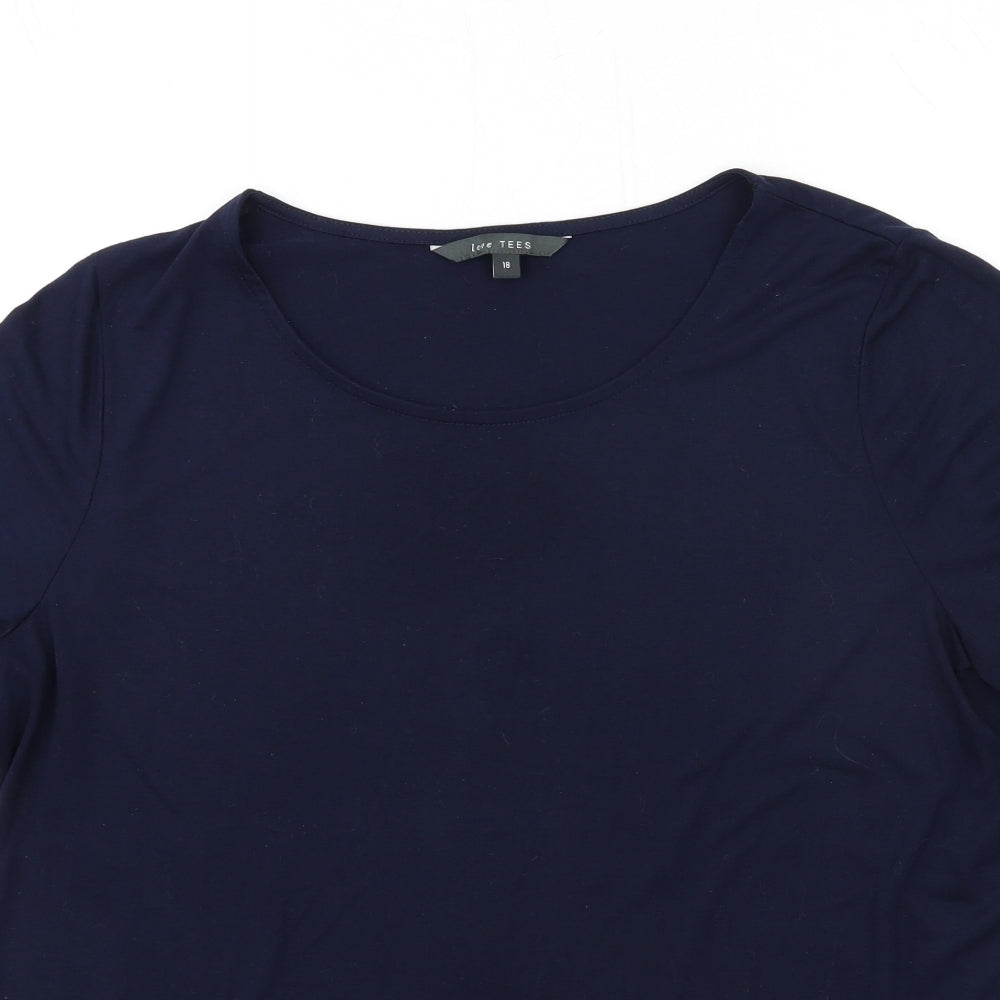 Bonmarché Womens Blue   Basic T-Shirt Size 18