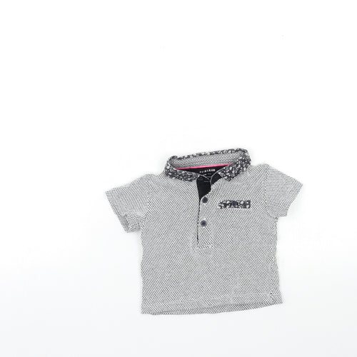 Primark Baby Grey   Basic Polo Size 6-9 Months