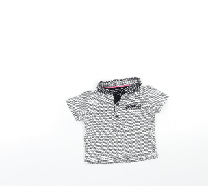 Primark Baby Grey   Basic Polo Size 6-9 Months