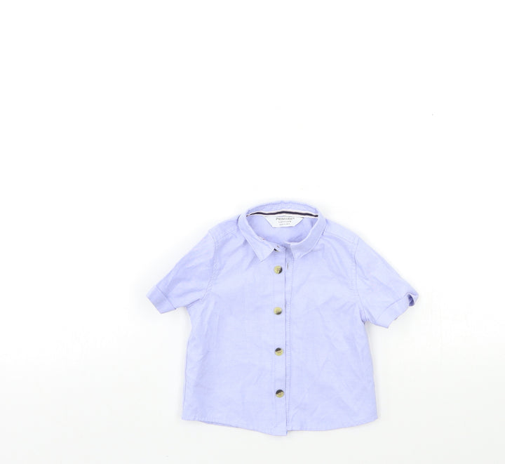 Primark Baby Blue   Basic Button-Up Size 3-6 Months