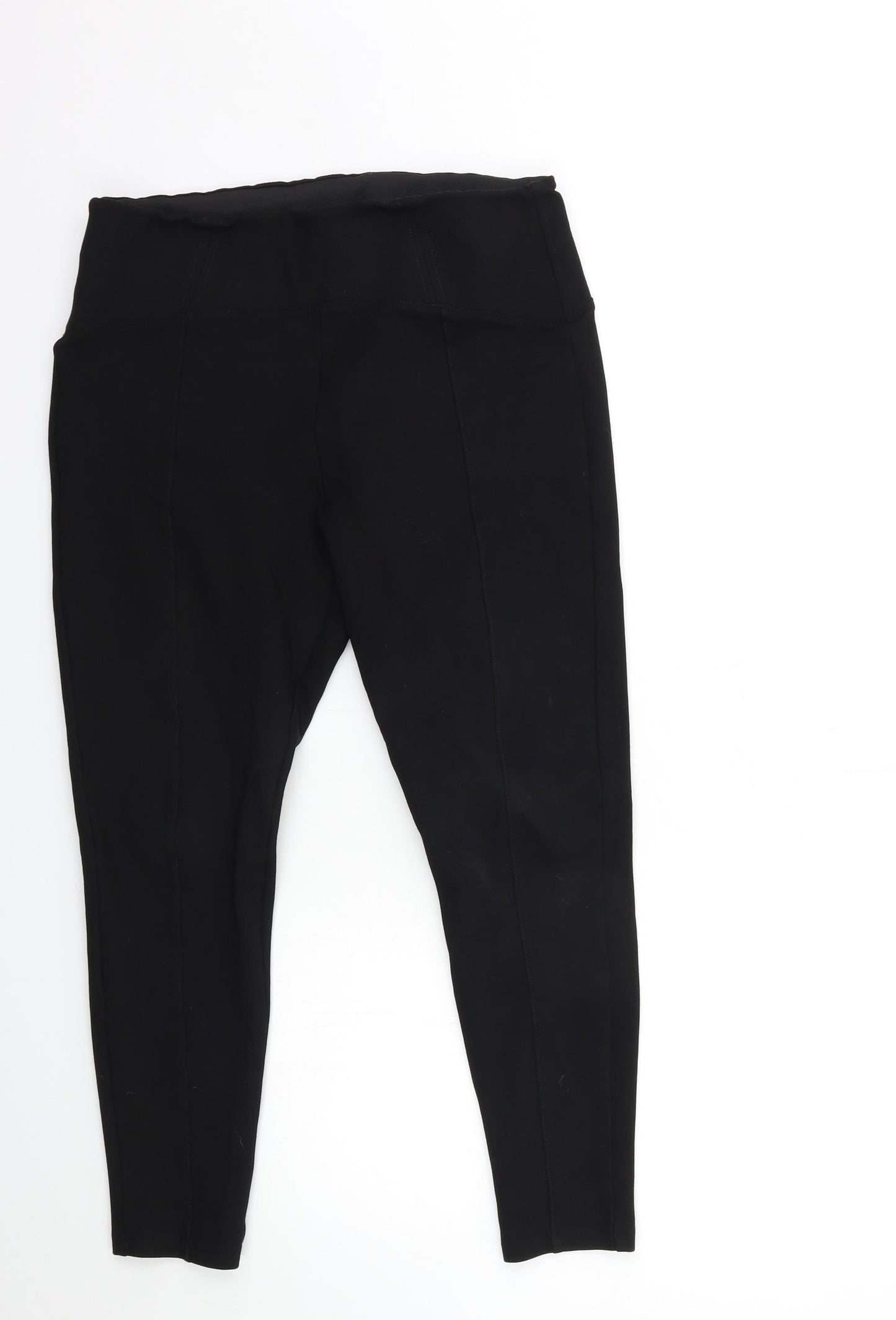 Marks and Spencer Womens Black   Carrot Trousers Size 14 L25 in