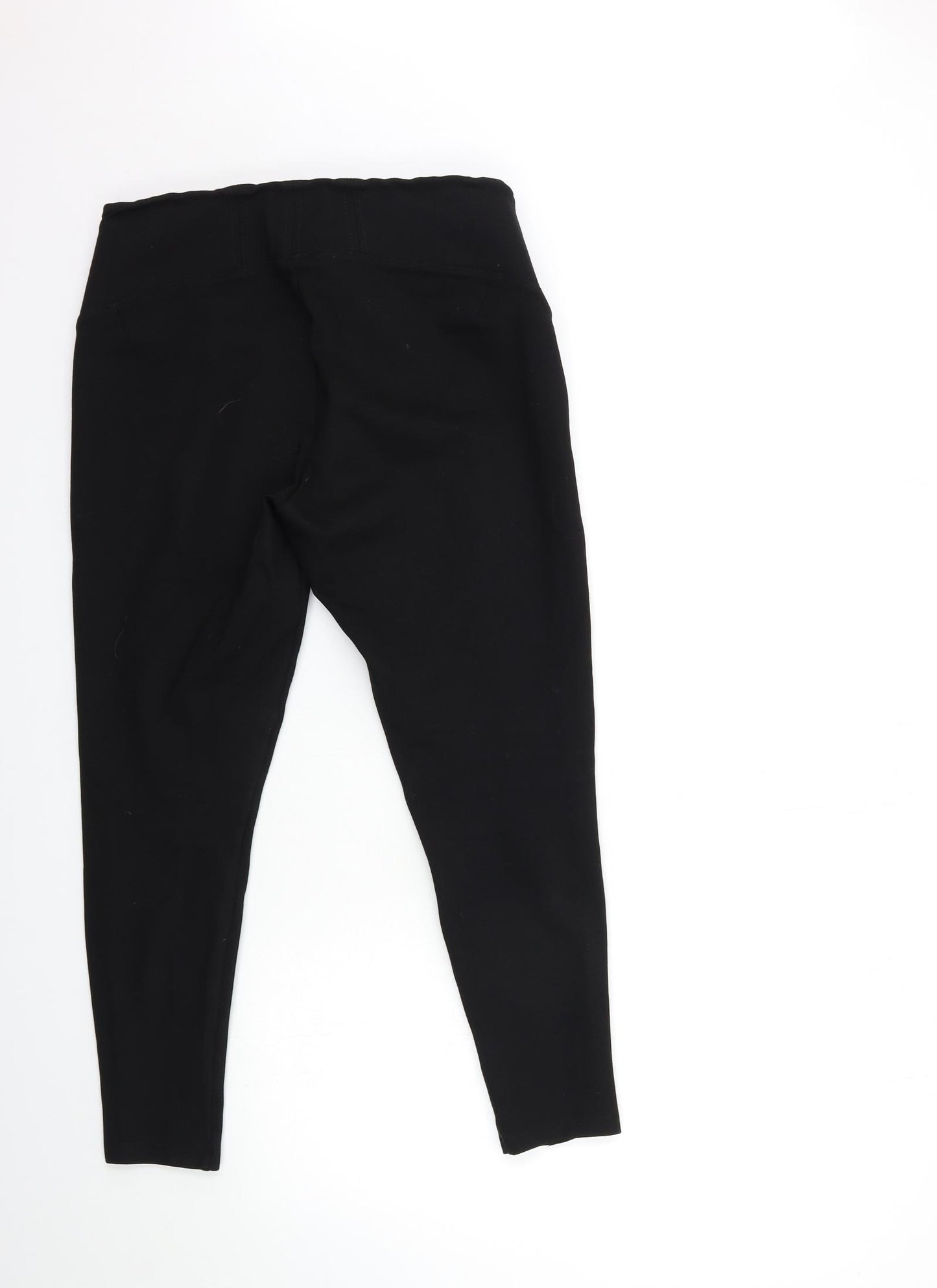 Marks and Spencer Womens Black   Carrot Trousers Size 14 L25 in
