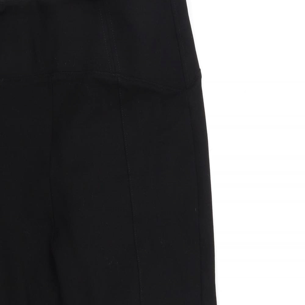 Marks and Spencer Womens Black   Carrot Trousers Size 14 L25 in
