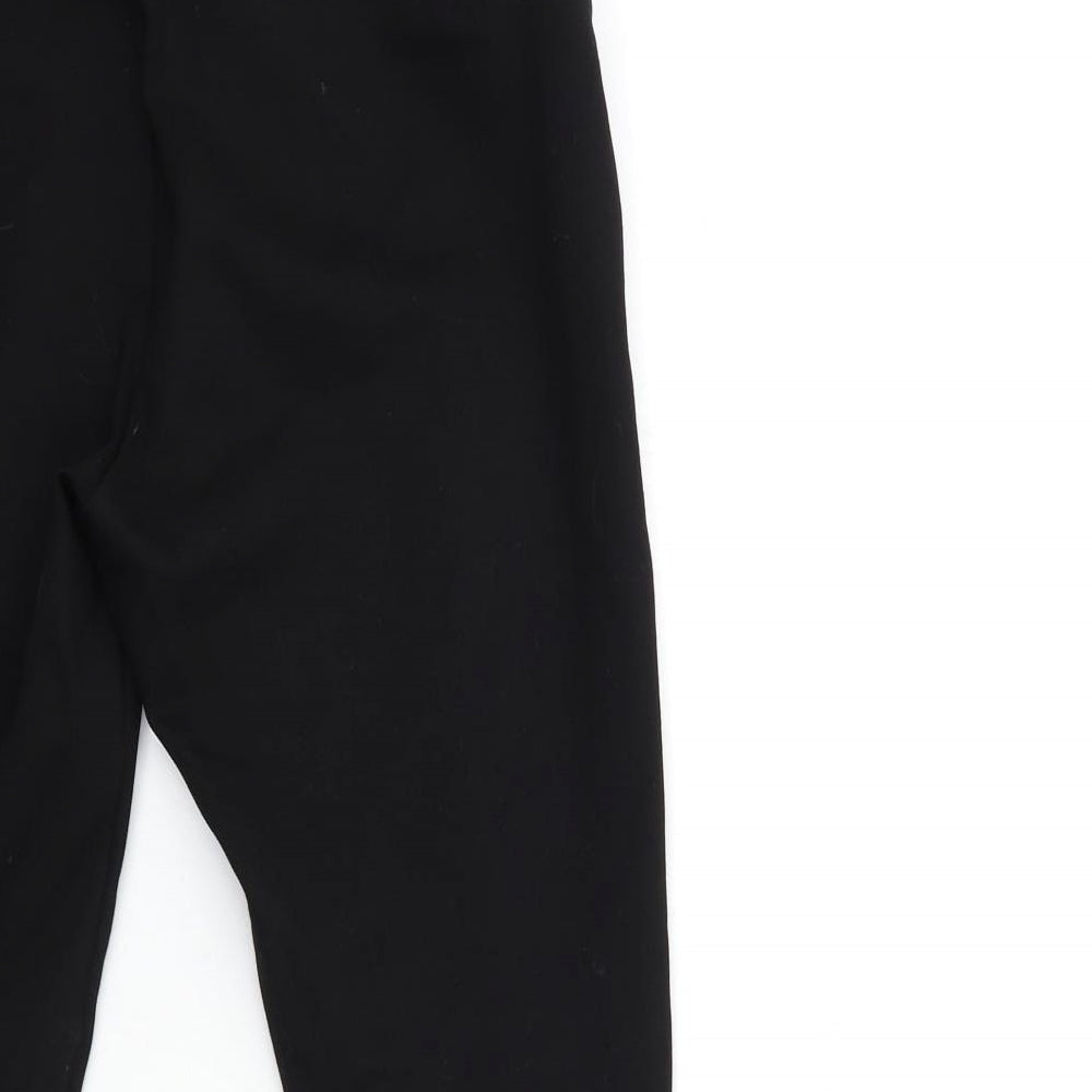 Marks and Spencer Womens Black   Carrot Trousers Size 14 L25 in