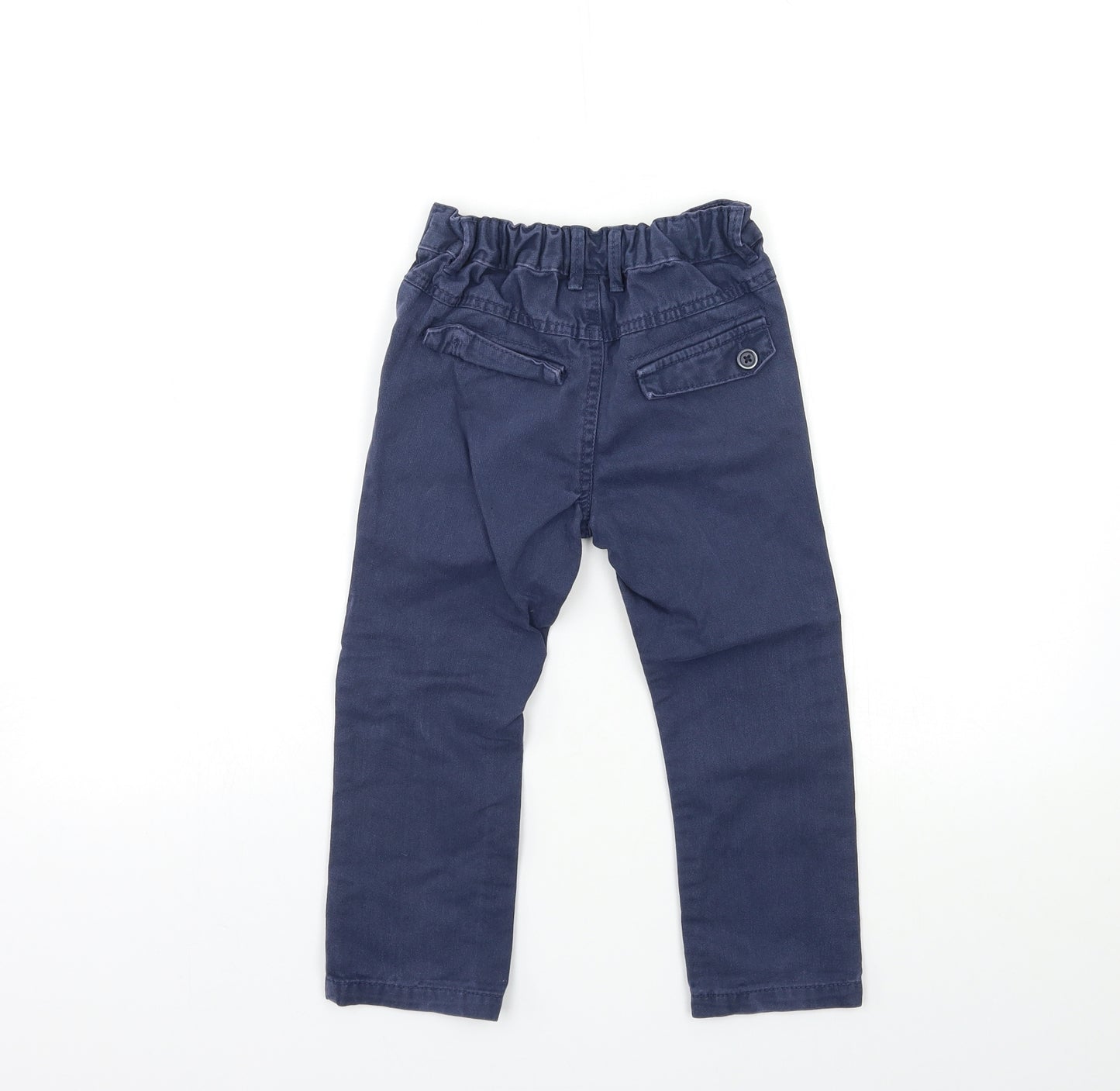 George Boys Blue   Chino Trousers Size 3-4 Years