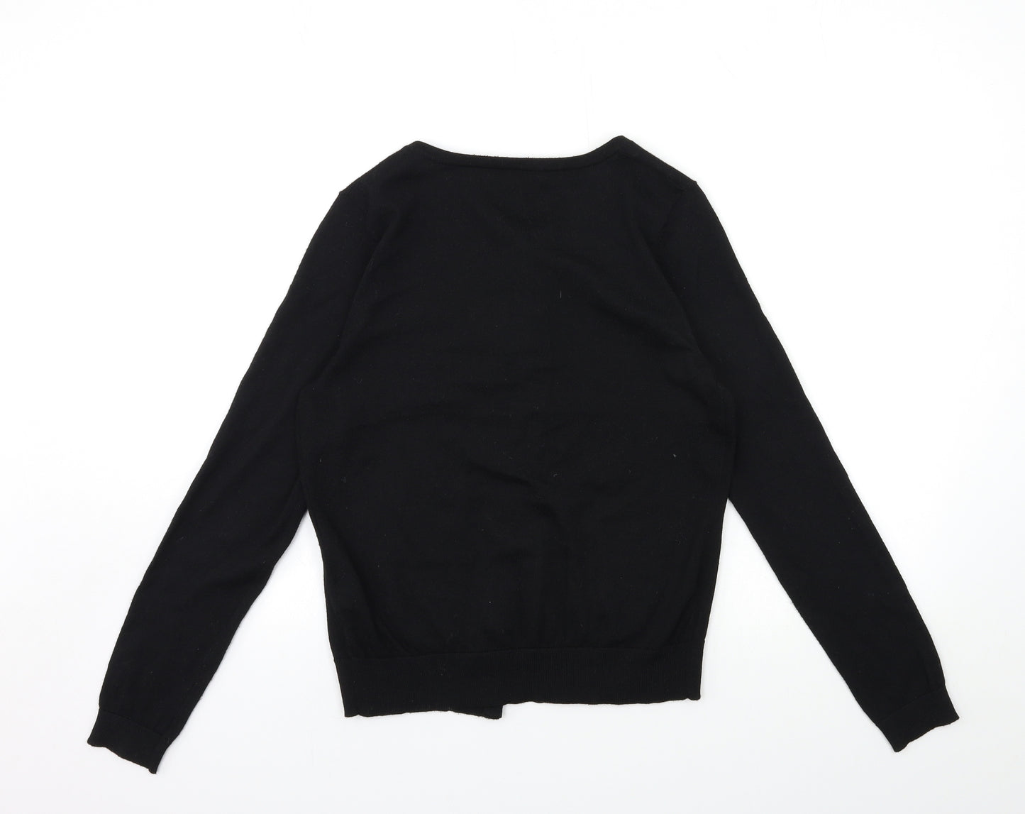 New Look Womens Black  Knit Cardigan Jumper Size 12