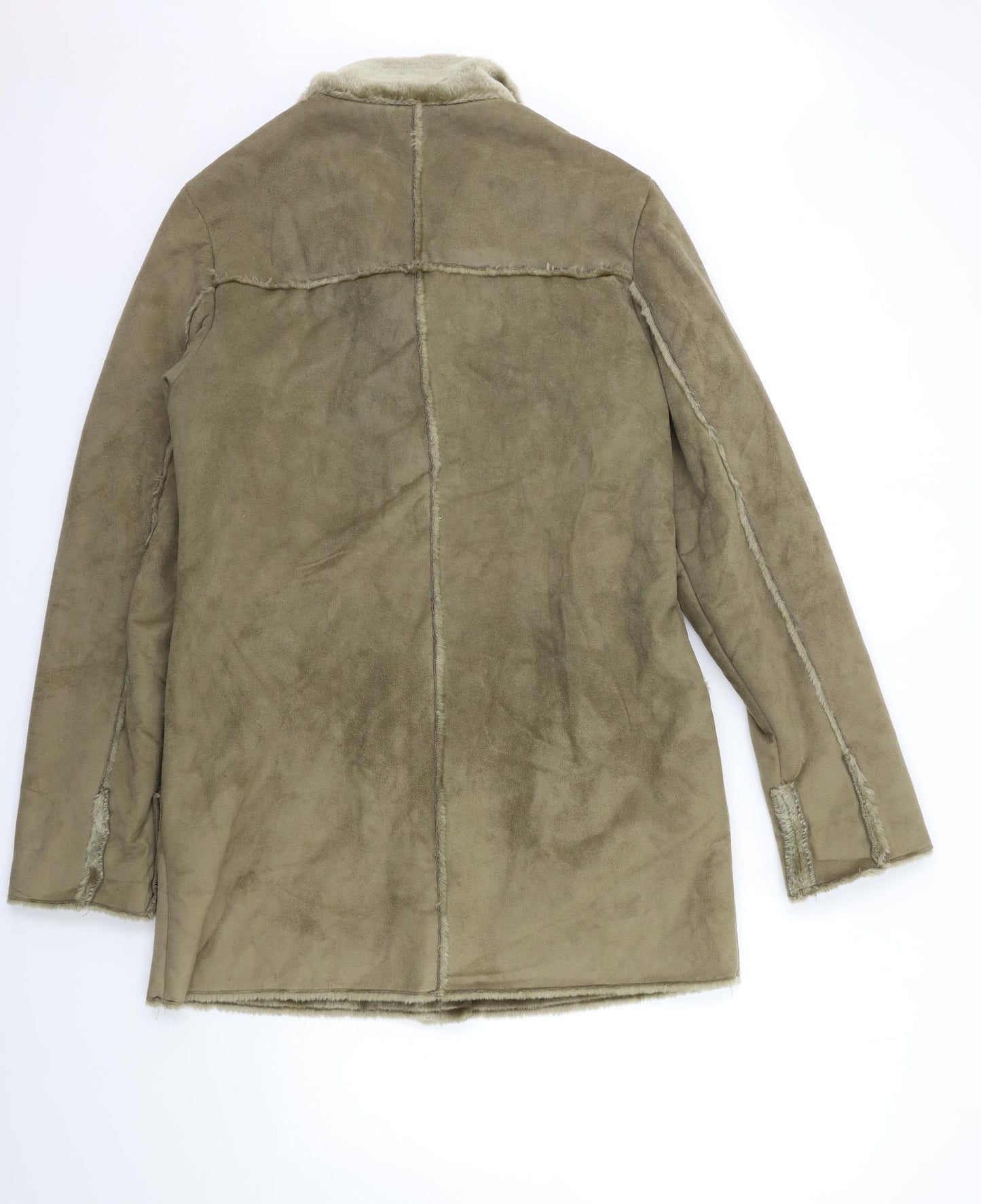 fairweather leather Womens Green   Overcoat Coat Size M