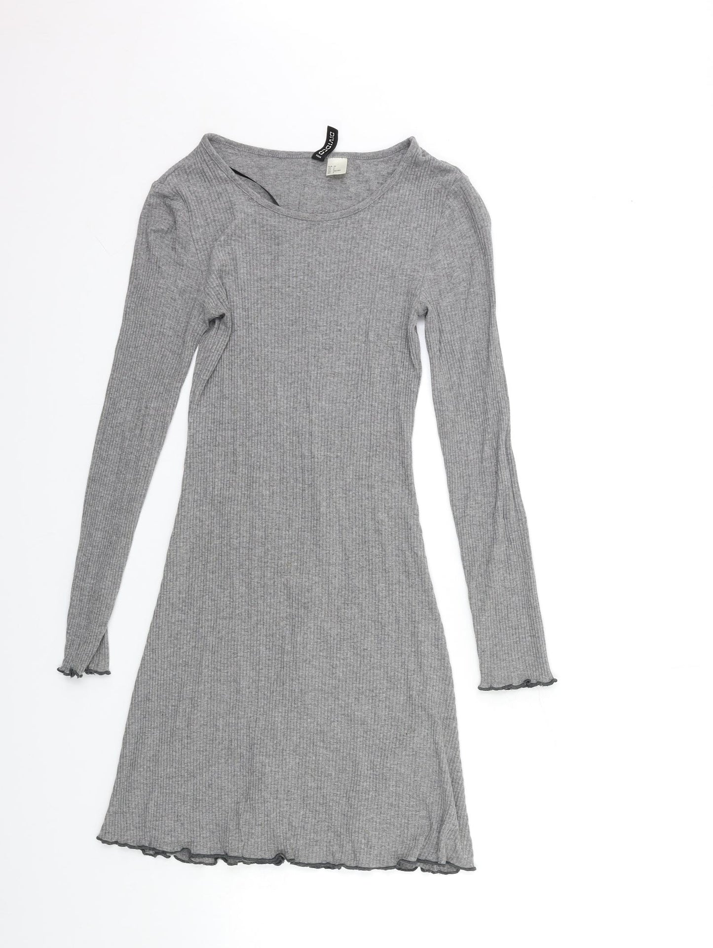 H&M Womens Grey   Jumper Dress  Size 6