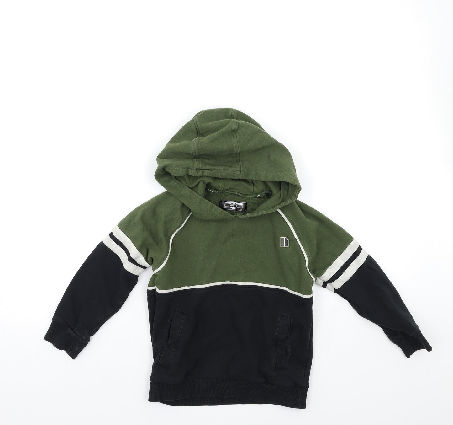 Marks and Spencer Boys Green   Pullover Hoodie Size 5 Years