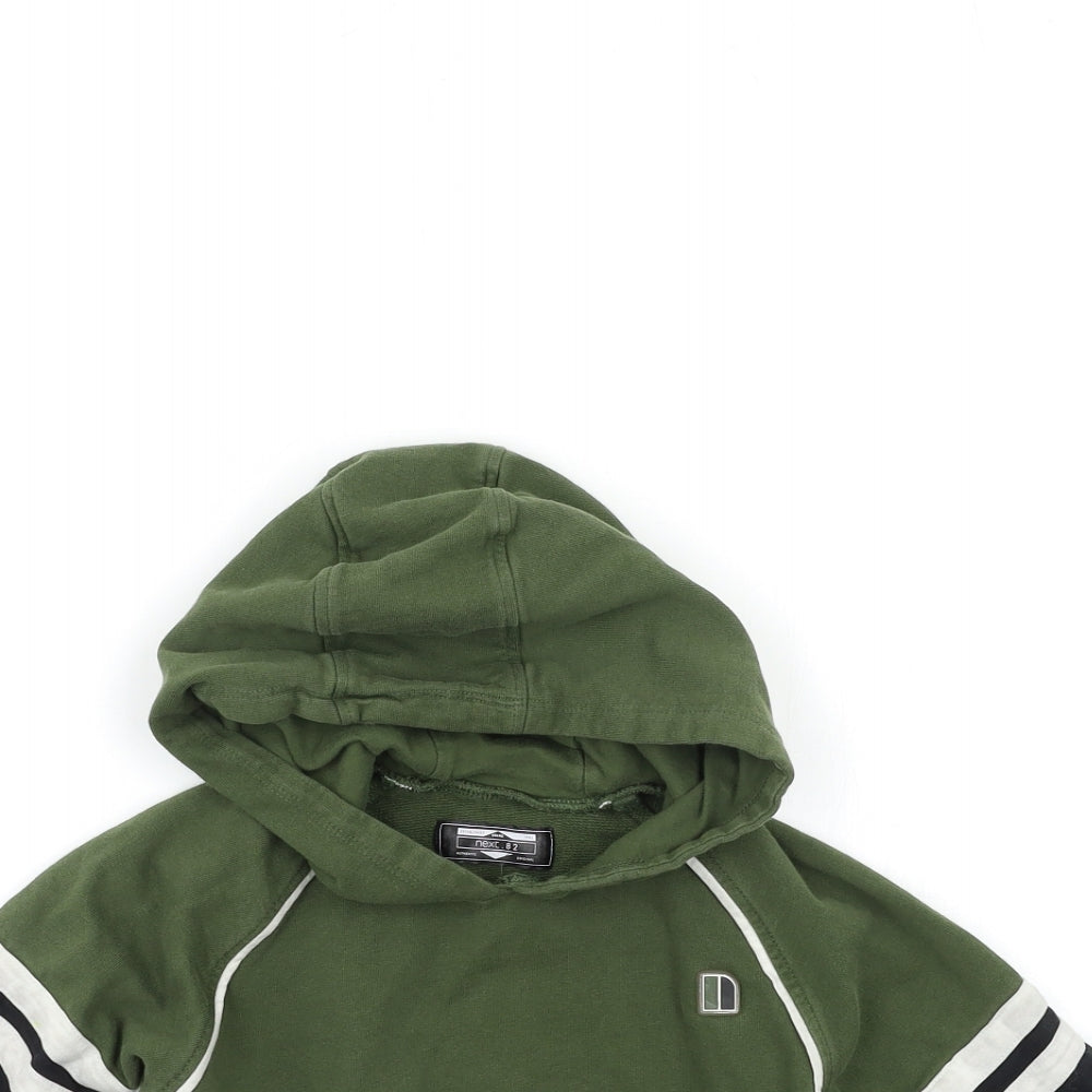 Marks and Spencer Boys Green   Pullover Hoodie Size 5 Years