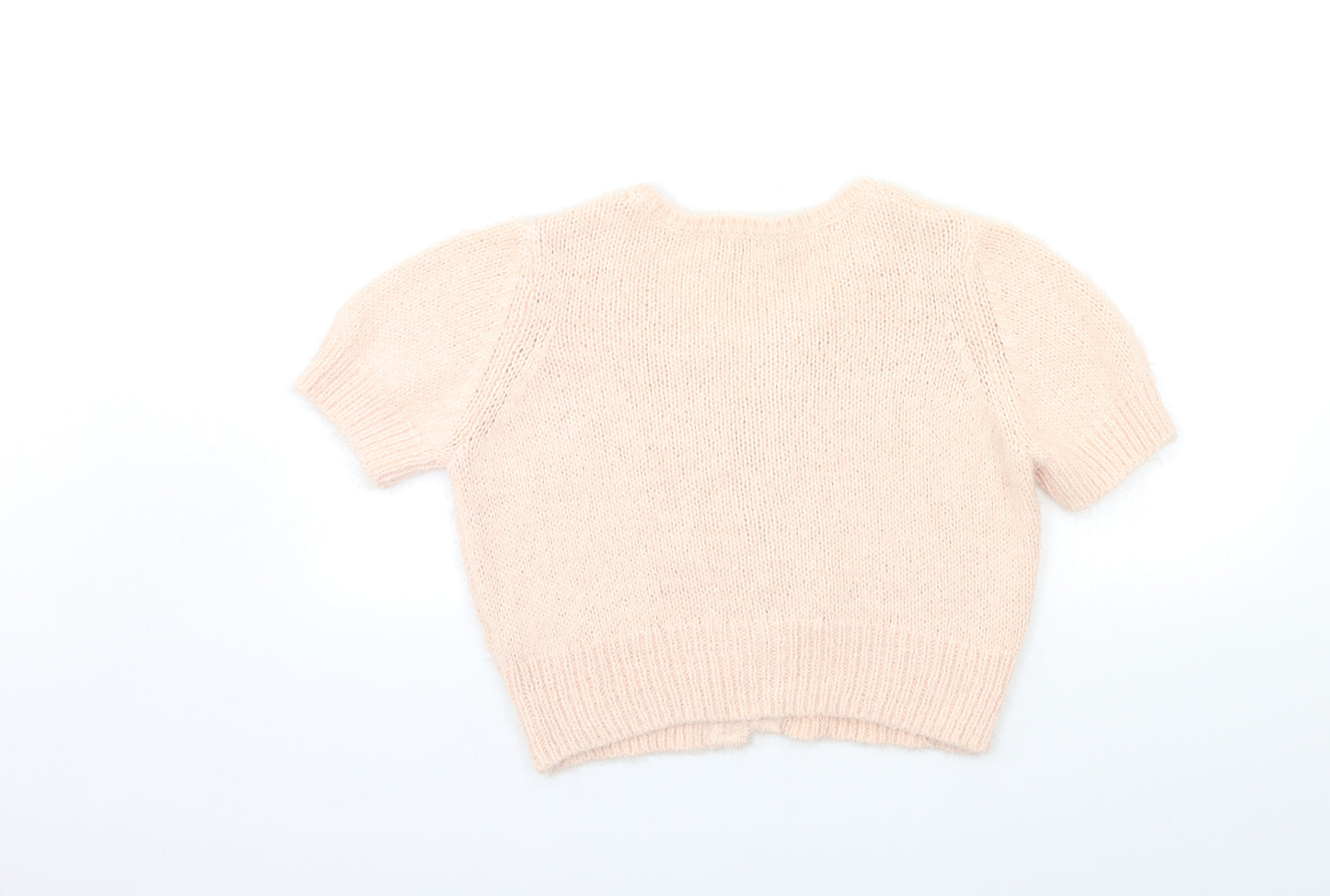 F&F Womens Pink  Knit Cardigan Jumper Size 14