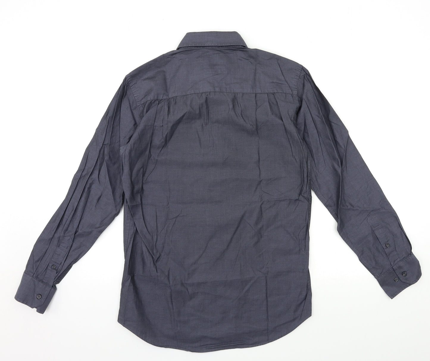 NEXT Mens Grey    Button-Up Size 14.5