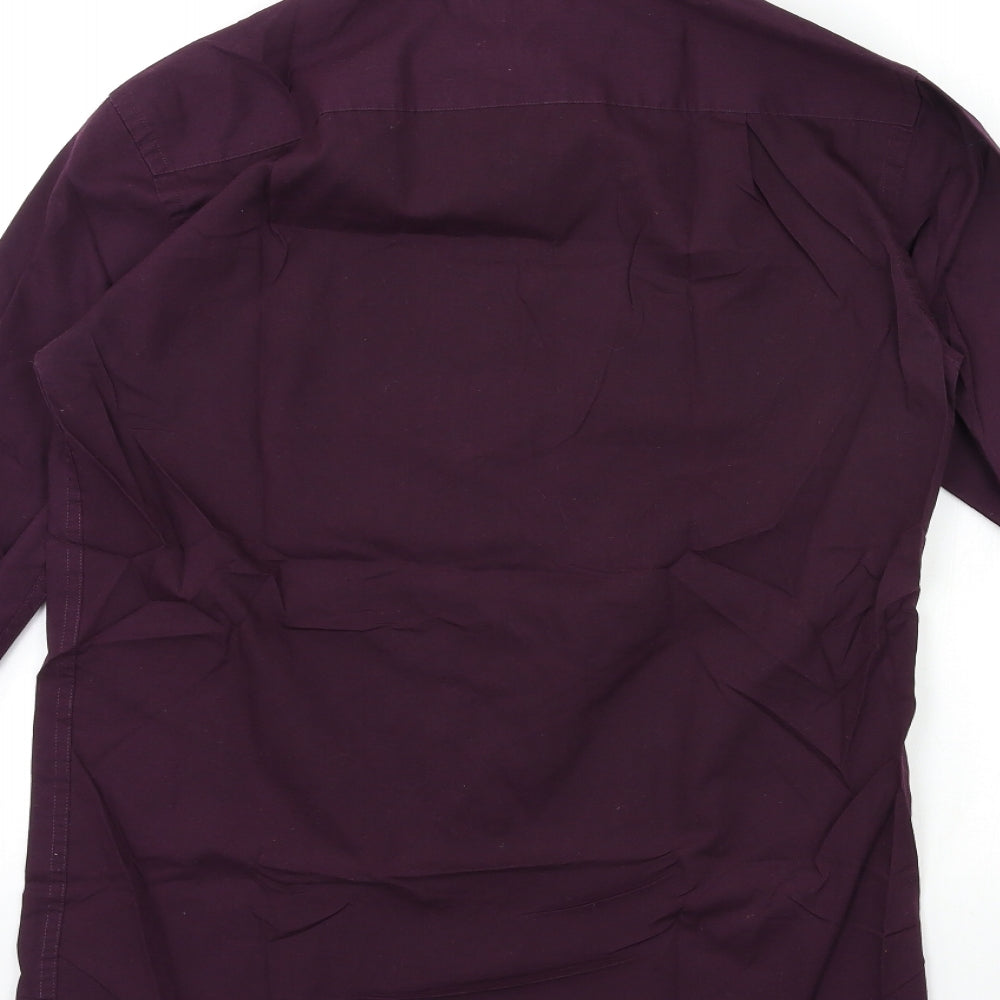 NEXT Mens Purple    Dress Shirt Size 14.5