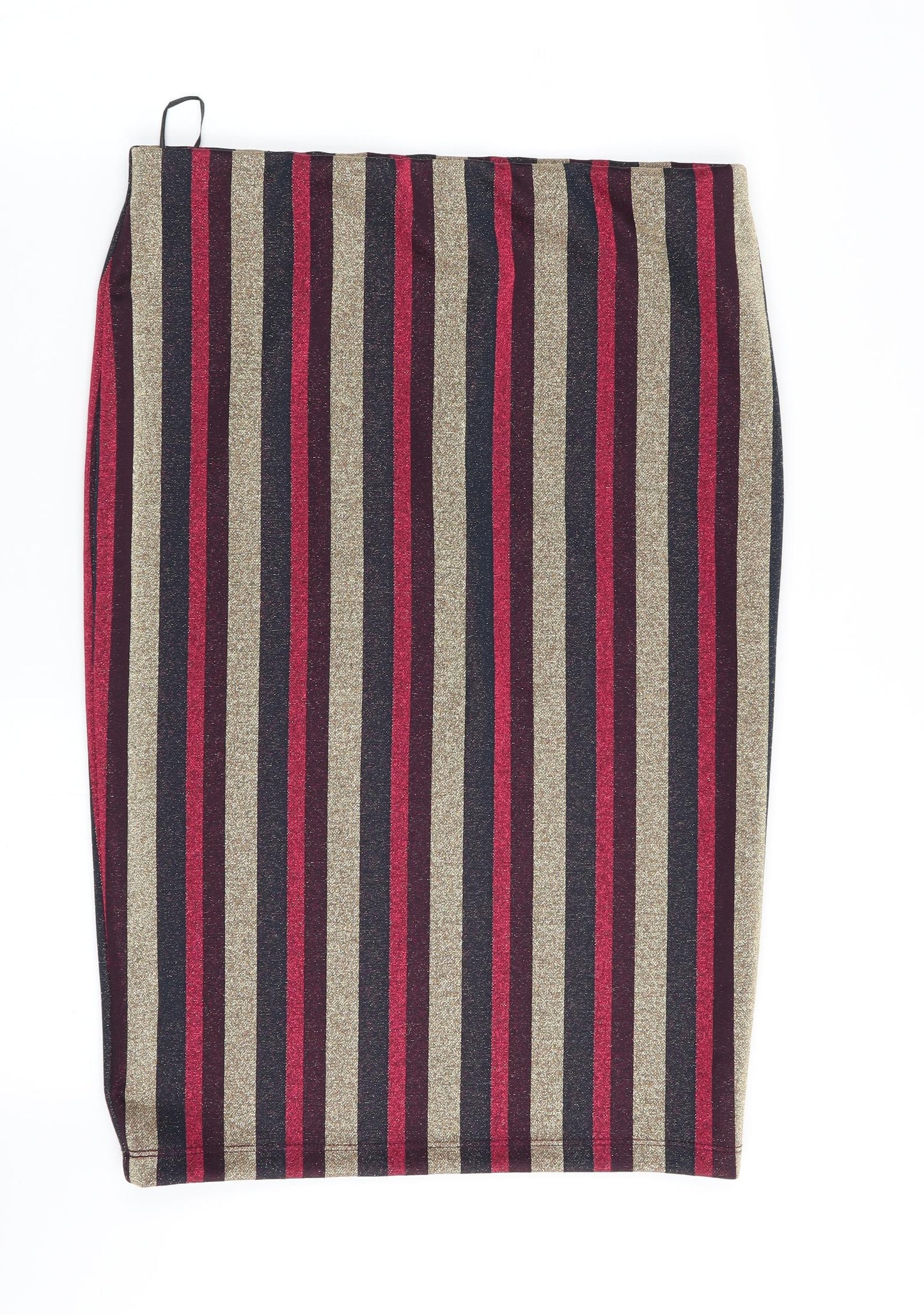 Primark Womens Multicoloured Striped  Flare Skirt Size 14  - Stretch waistband