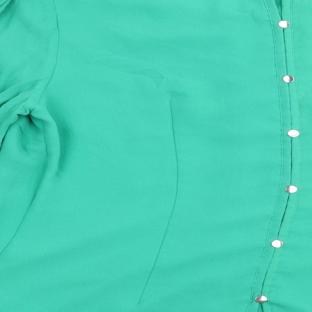 Per Una Womens Green   Basic Blouse Size 14