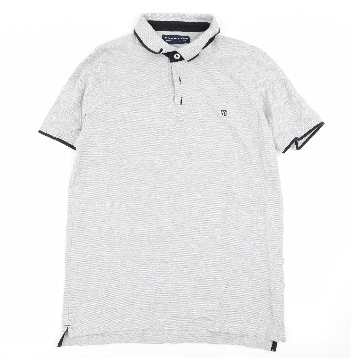 jack and jones Mens Grey    Polo Size M