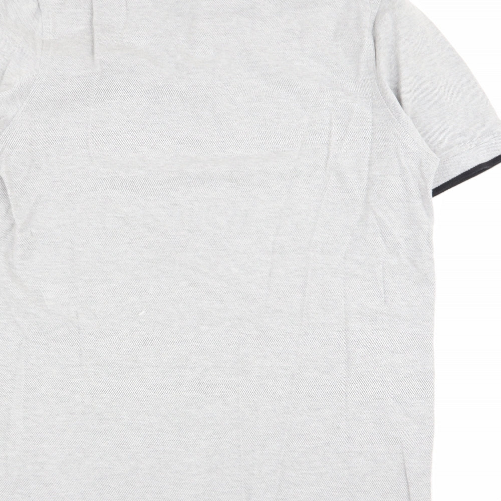 jack and jones Mens Grey    Polo Size M