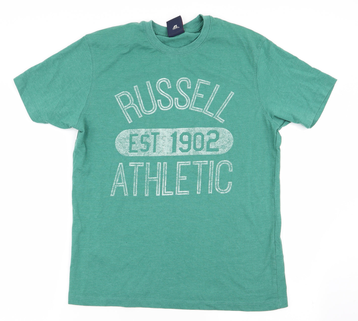 Russell Athletic Mens Green    T-Shirt Size M
