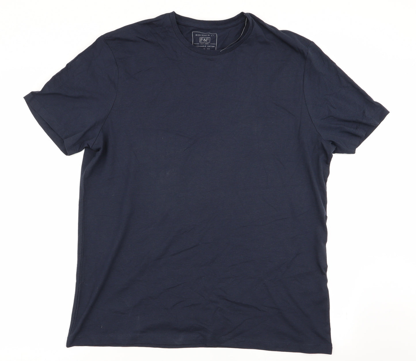 F&F Mens Blue    T-Shirt Size XL