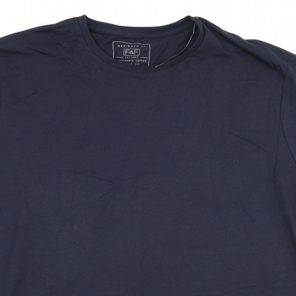 F&F Mens Blue    T-Shirt Size XL