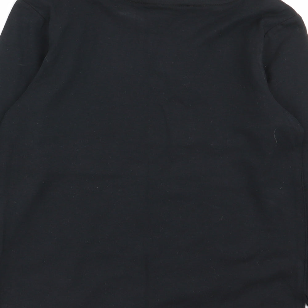 Asda George Boys Black   Basic T-Shirt Size 2-3 Years  - batman