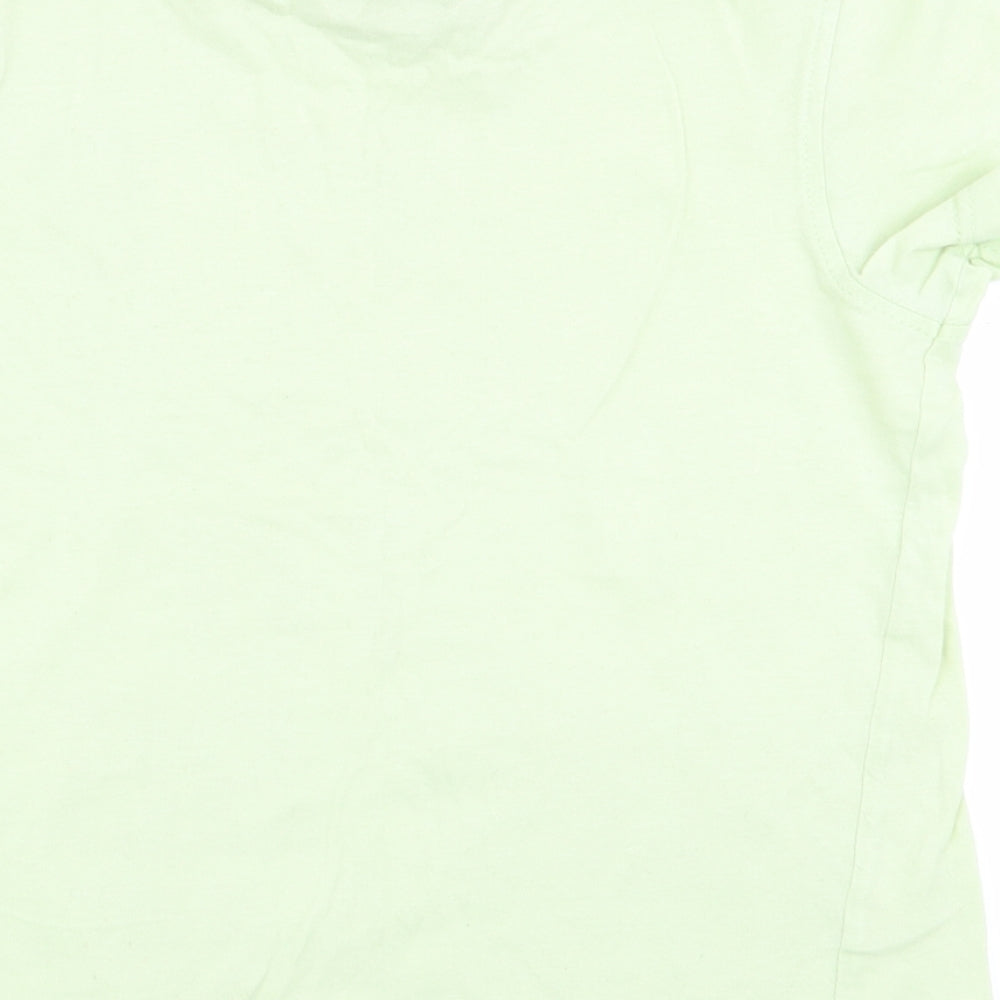 Asda George Boys Green   Basic T-Shirt Size 5-6 Years