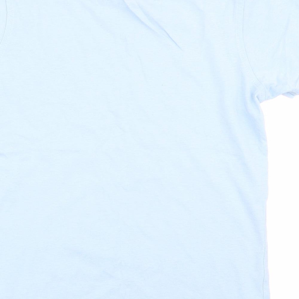 Asda George Boys Blue   Basic T-Shirt Size 5-6 Years