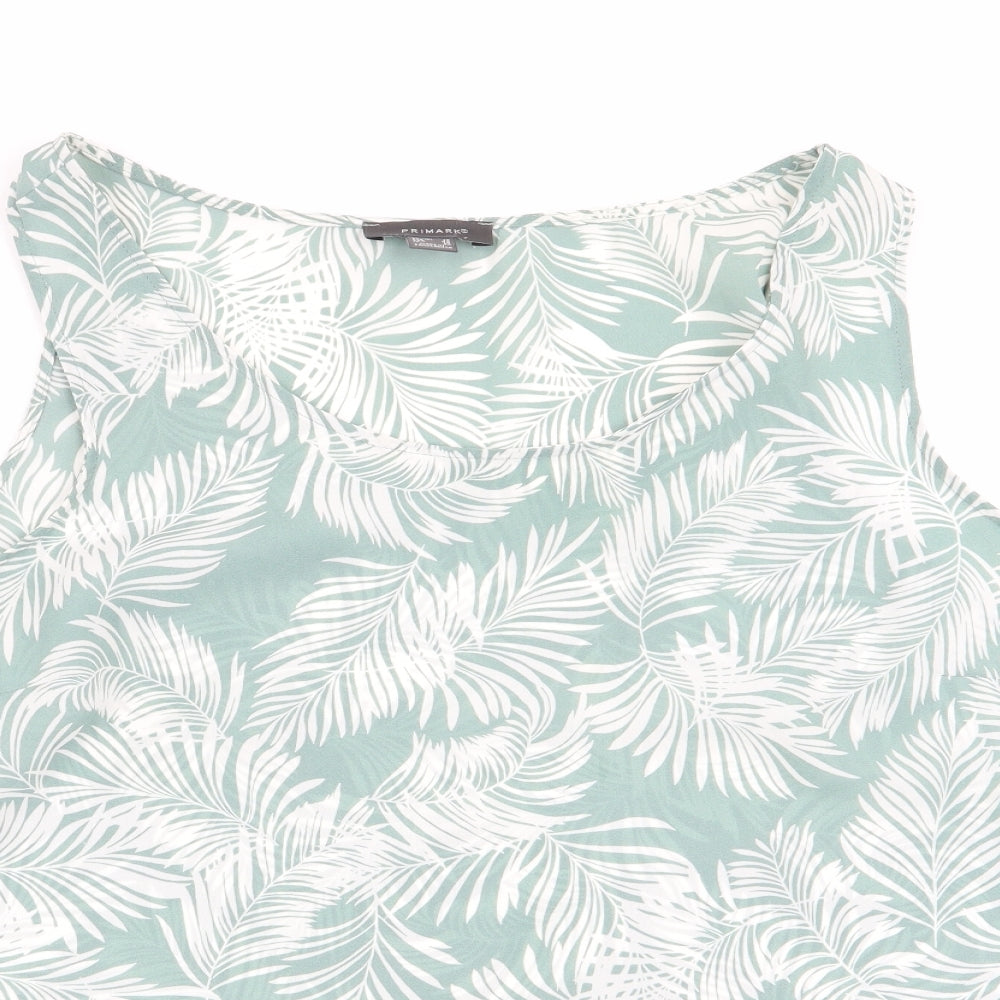 Primark Womens Multicoloured Floral  Basic Blouse Size 18