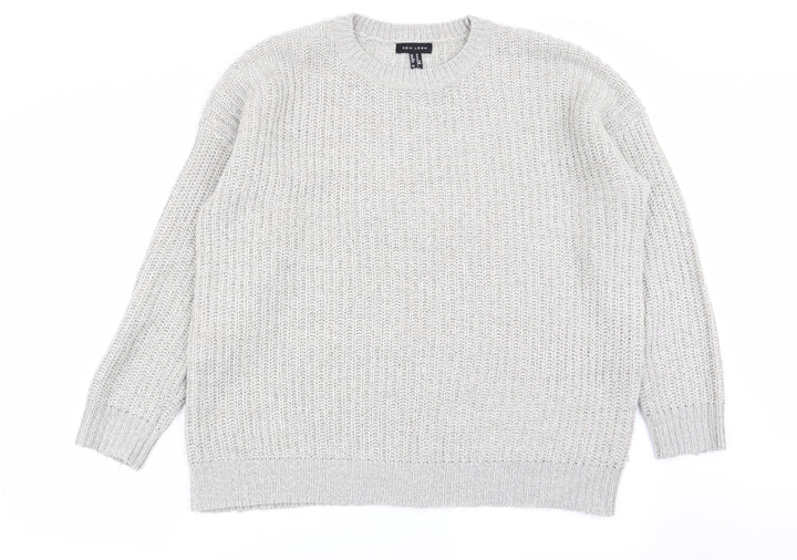 New Look Womens Grey   Pullover Jumper Size M