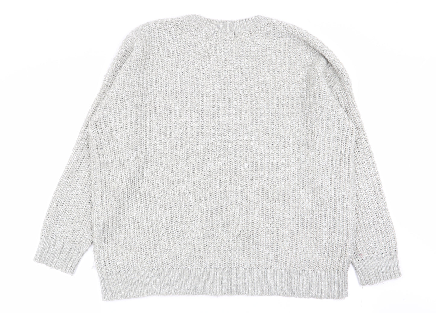 New Look Womens Grey   Pullover Jumper Size M