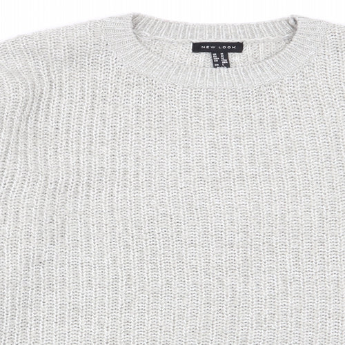 New Look Womens Grey   Pullover Jumper Size M