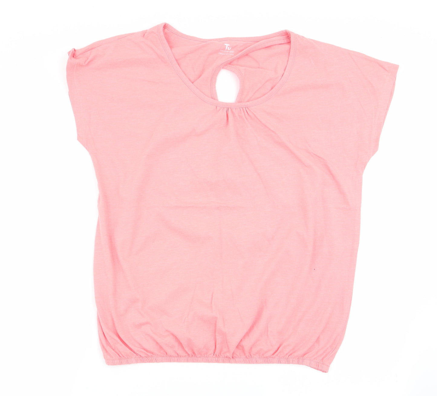 TU Womens Pink   Basic T-Shirt Size 16