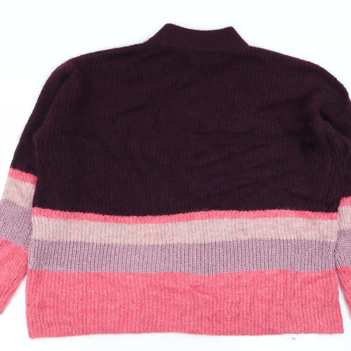 Asda George Womens Multicoloured Striped  Pullover Jumper Size XL