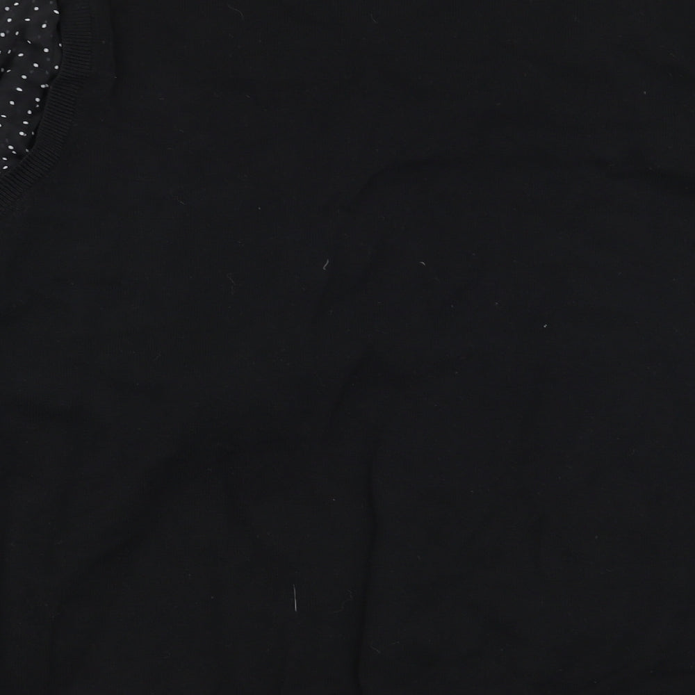 TU Womens Black Polka Dot  Basic Blouse Size 22  - blouse/jumper