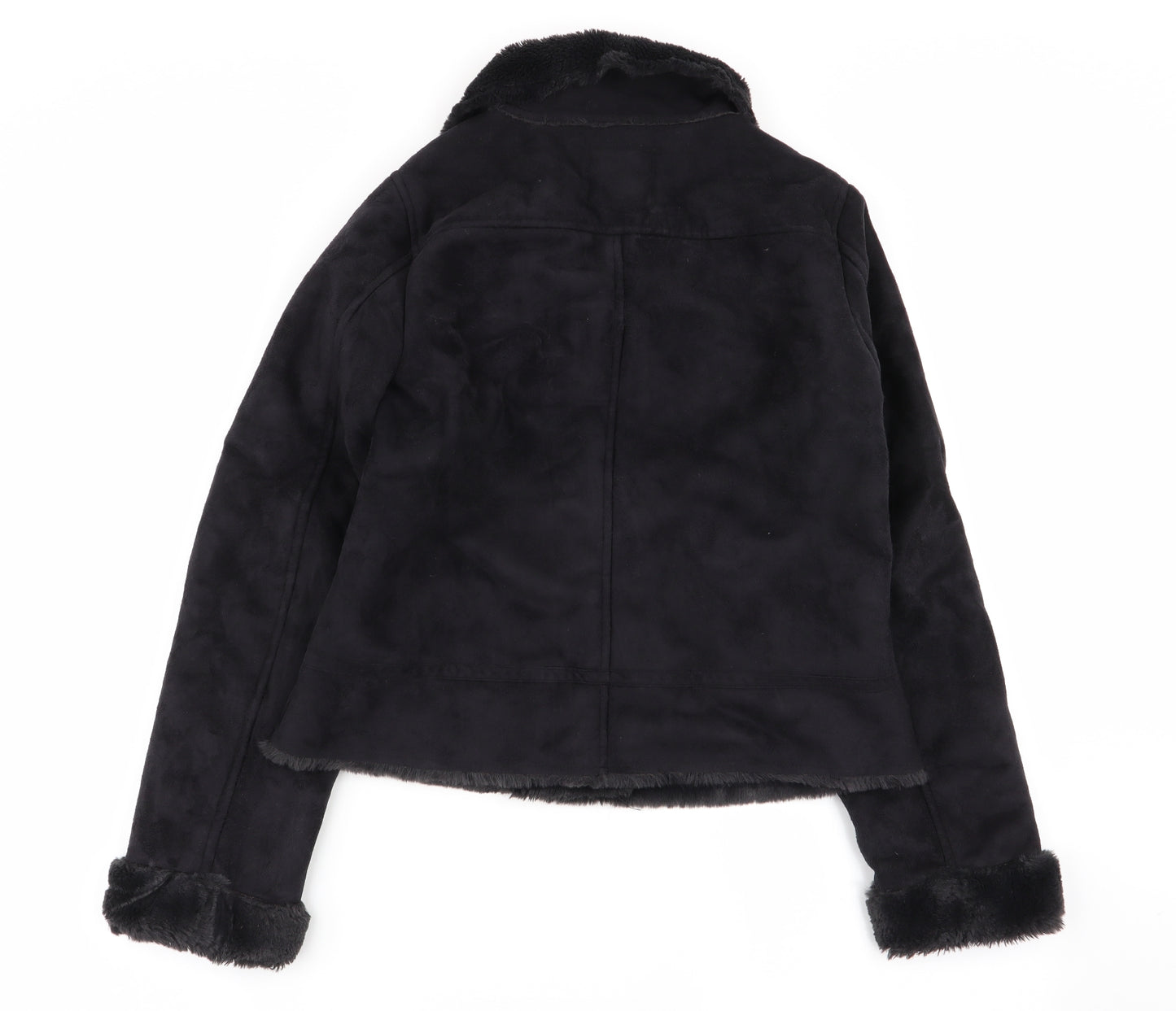 Very Girls Black   Jacket Coat Size 13 Years