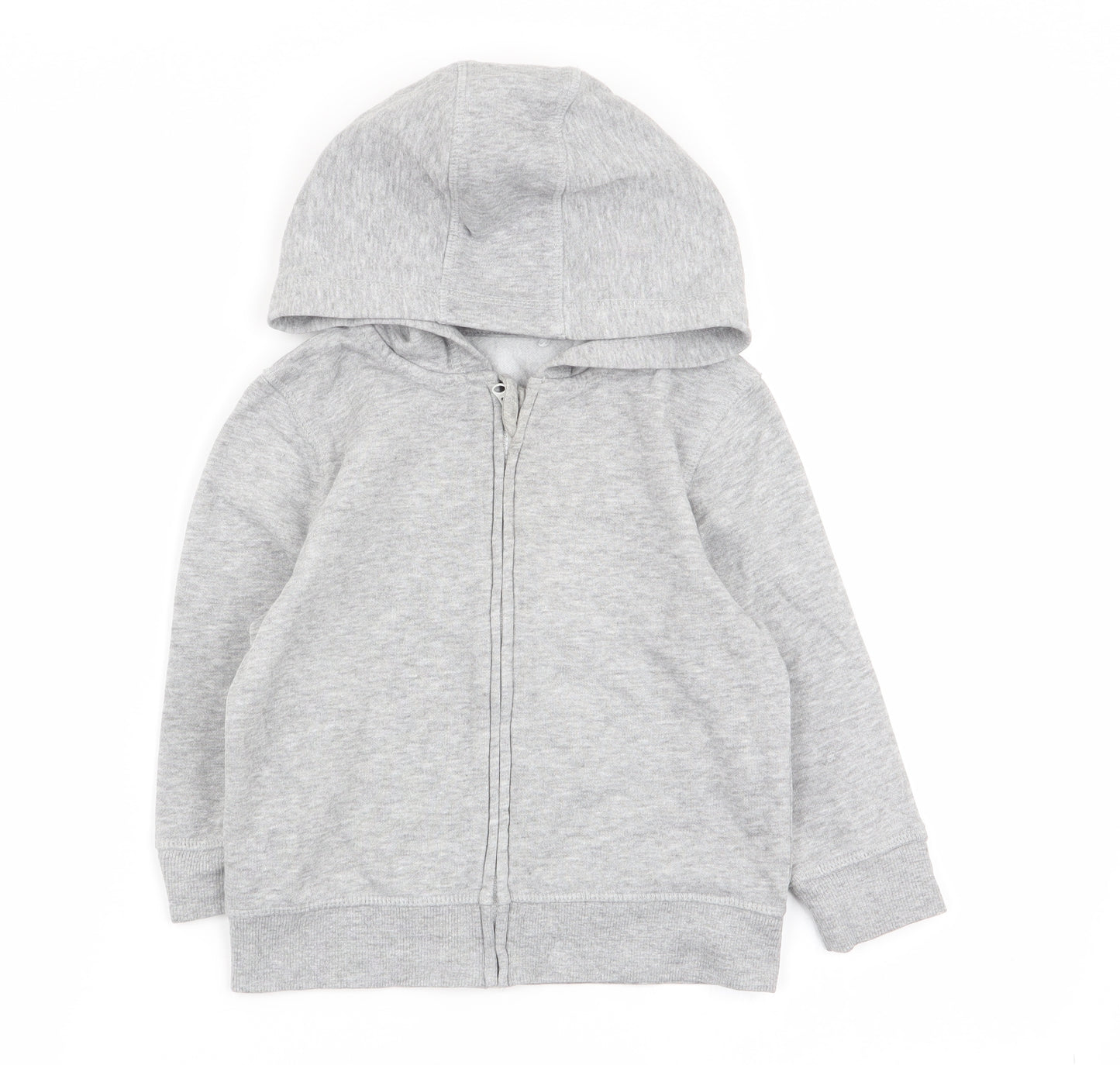 Asda George Boys Grey   Full Zip Jumper Size 2-3 Years